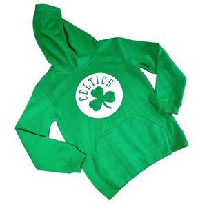 NEW Boston Celtics Hoodie Youth Size S 8 Green Outer Stuff Pullover Shamrock NBA